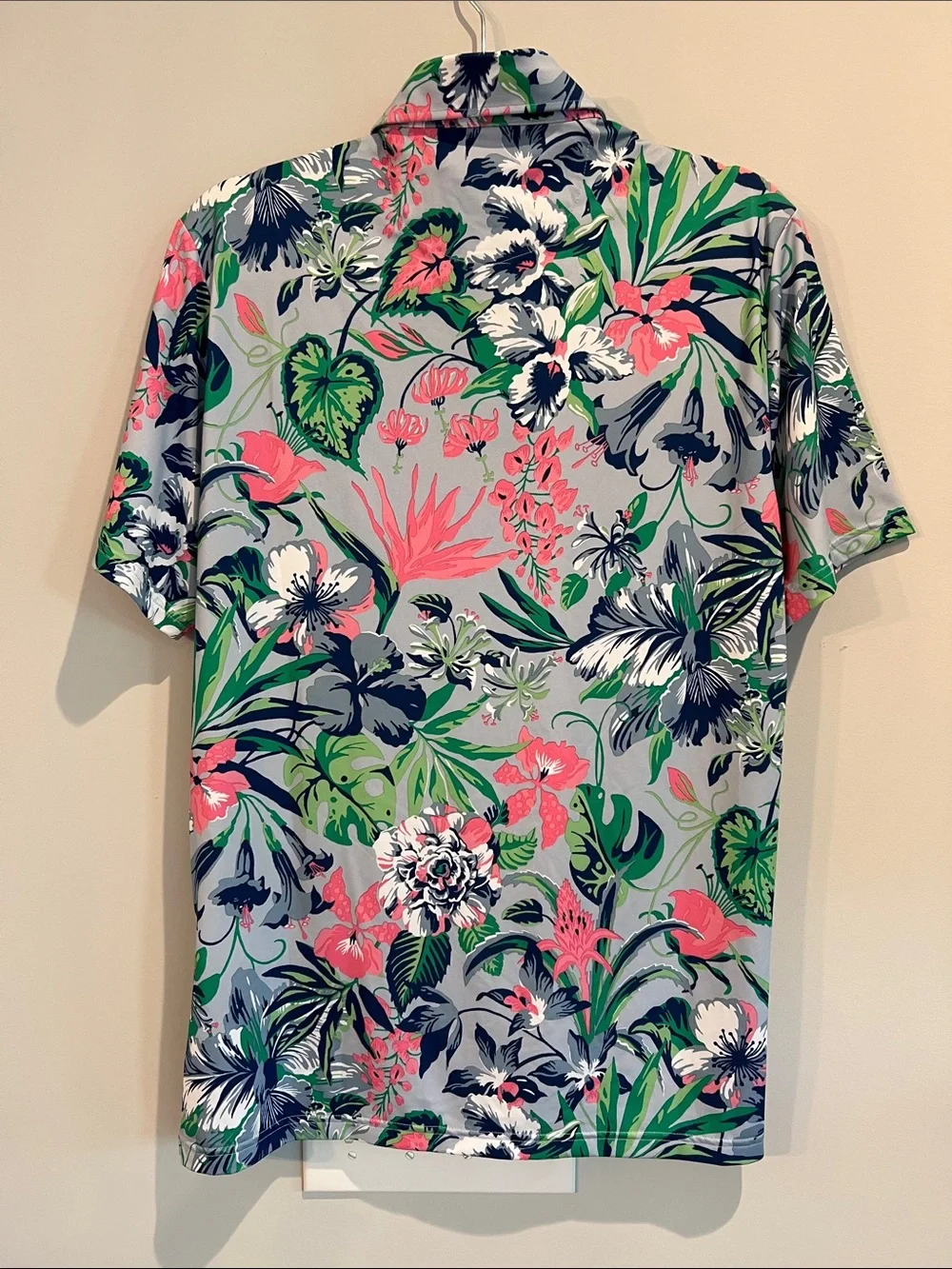 Polo Ralph Lauren Men’s Performance Polo Tropical Floral Print Polo - Size S